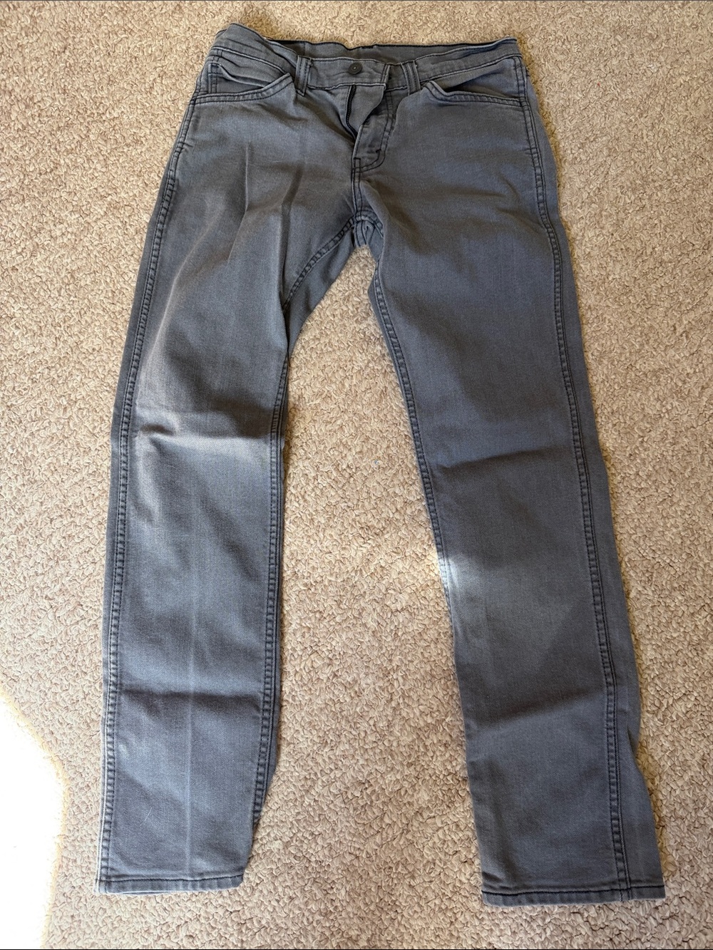 Men's Grey Slim Fit Jeans